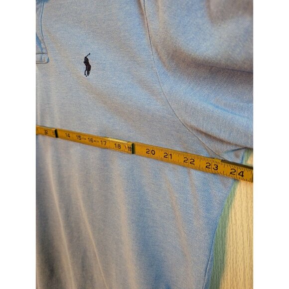 Polo Golf Ralph Lauren Polo Shirt Blue Soft Cotton Size XL Short Sleeve Classic - Picture 4 of 5